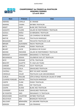 CHAMPIONNAT de FRANCE de DUATHLON