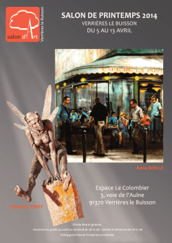 Catalogue Salon 2014 - Verrières le Buisson