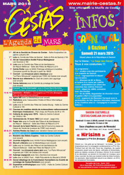 Mars 2015 - Mairie de Cestas