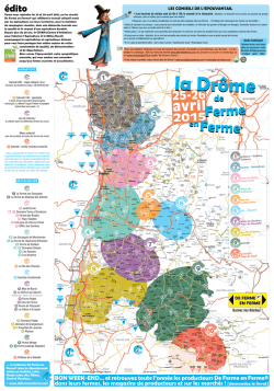 Retrouvez les fermes participantes dans la Drôme
