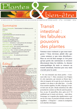Plantes bien-être