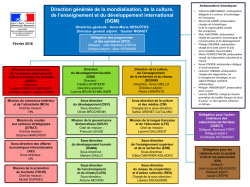 Consulter l`organigramme de la DGM (1er - France