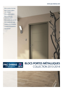 Blocs portes m&eacute;talliques, Nuancier, Solutions anti