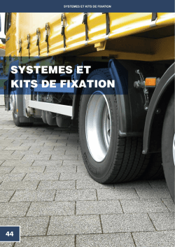 Systemes et kits de fixation (1.9 MB)