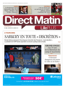 SARKOZY EN TOUTE &laquo; DISCR&Eacute;TION &raquo;