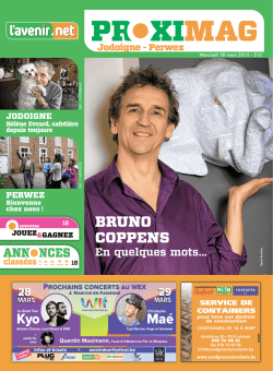 BRUNO COPPENS Kyo Ma&eacute; - Proximag