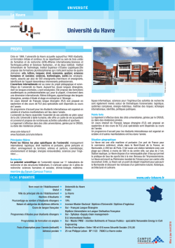 Universit&eacute; du Havre