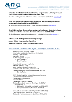 Beitrittsliste zum nationalen Qualit&auml;tsvertrag Anhang 1-3