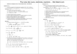 Exercices corrigés sur le transformateur monophase 2 BAC Science