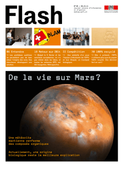 De la vie sur Mars ? - Communication et médias EPFL