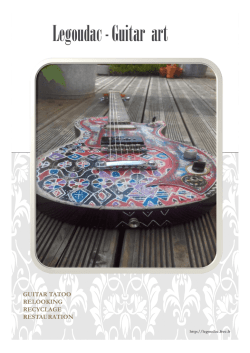 Legoudac - Guitar art - relooking guitar