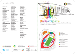 Orchestramania - Philharmonie Luxembourg