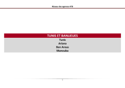 Agences par r&eacute;gion