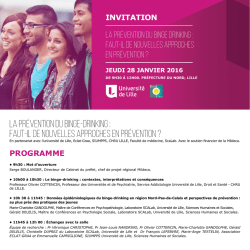 Invitation WEB &ndash; projet BingeDrinking_UdL_Janv 2016 - Eclat-Graa
