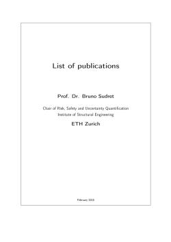 PDF, 274 KB - Risk, Safety and Uncertainty Quantification | ETH Zurich