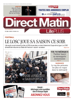 LE LOSC JOUE SA SAISON CE SOIR