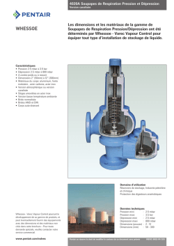 Whessoe Safety and Relief Valves, Figure 4020A PipeAway