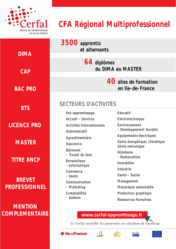 Plaquette du CFA Cerfal(1.98 Mo)