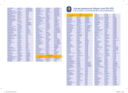 liste des partenaires livre pdf