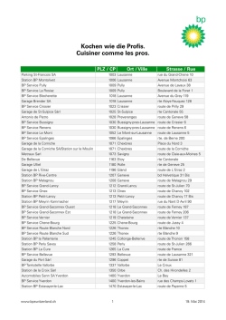 Kochen wie die Profis. Cuisiner comme les pros.