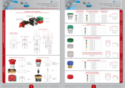 Control and Signaling Devices Ø 22 mm Control and