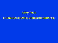 Cours Stratigraphie Chapitres II et III BCG S3