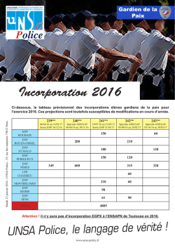 Incorporation 2016 - Unsa