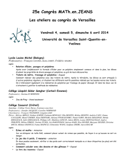 Sujets - MATh.en.JEANS