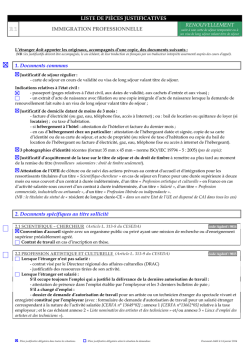 Immigration professionnelle