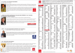 « UT1 CAPITOLE : EN CONSTANT MOUVEMENT