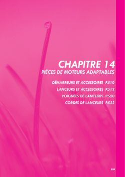 lanceurs et accessoires