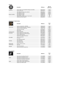 JFC liste de prix