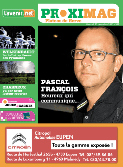 PASCAL FRAN&Ccedil;OIS - Proximag