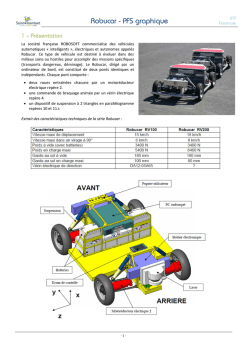Robucar - PFS graphique - Sti2d à Saint