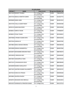 PG DIPLOMAS