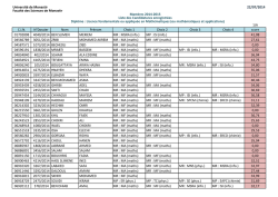 Etudiant ayant obtenu une Licence fondamentale ou appliquée en