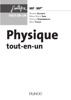 Physique. Tout-en-un MP | MP*