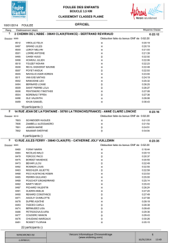 FOULEE DES ENFANTS AUTRANS OFFICIEL