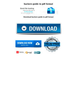 hackers guide in pdf format