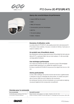 PTZ-Dome ZC-PT212P(-XT)