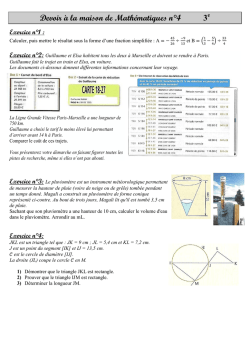 DM n&deg;4 - Promath