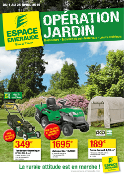 5 - Espace Emeraude 50 motoculture materiaux bricolage