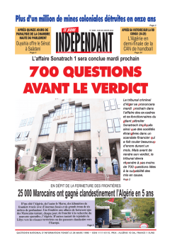 700 QUESTIONS AVANT LE VERDICT