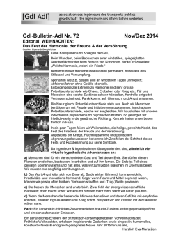 GdI-Bulletin-AdI Nr. 72 Nov/Dez 2014