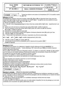 DEVOIR DE SYNTHESE N&deg;2 CLASSE:4&egrave;meMaths2