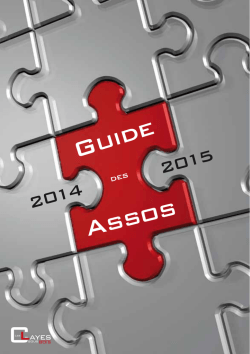 Guide des associations 2014-2015 - Les Clayes-sous-Bois