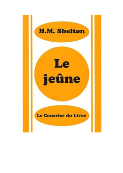 Le jeûne, de Herbert Shelton