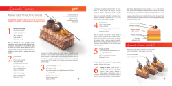 Le caram&eacute;lis Cointreau&reg;, entremets et dessert individuel