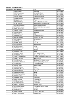 foulées billiotines 2014 - Lepape