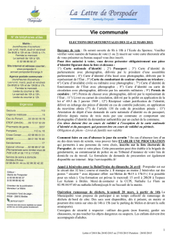 La lettre de Porspoder